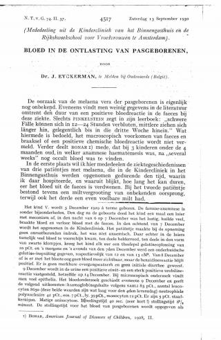 Eerste pagina van het artikel zoals het is gepubliceerd in het tijdschrift