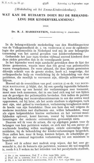 Eerste pagina van het artikel zoals het is gepubliceerd in het tijdschrift