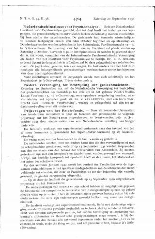 Eerste pagina van het artikel zoals het is gepubliceerd in het tijdschrift