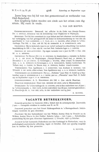 Eerste pagina van het artikel zoals het is gepubliceerd in het tijdschrift