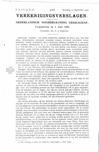 Eerste pagina van het artikel zoals het is gepubliceerd in het tijdschrift