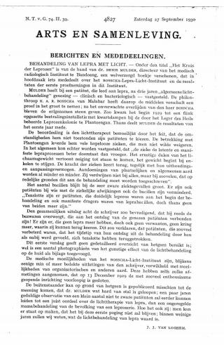 Eerste pagina van het artikel zoals het is gepubliceerd in het tijdschrift