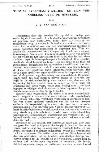 Eerste pagina van het artikel zoals het is gepubliceerd in het tijdschrift