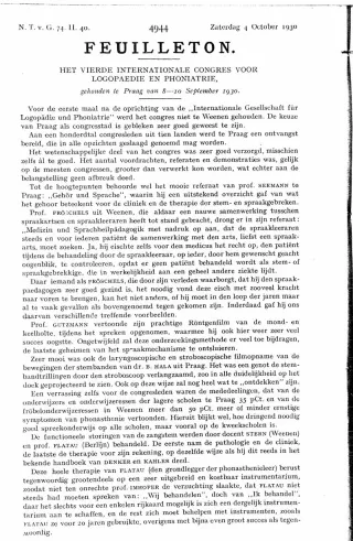 Eerste pagina van het artikel zoals het is gepubliceerd in het tijdschrift