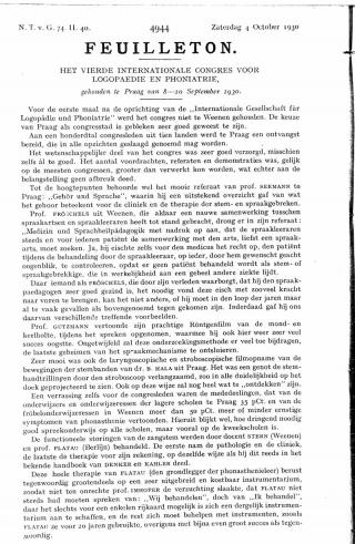 Eerste pagina van het artikel zoals het is gepubliceerd in het tijdschrift