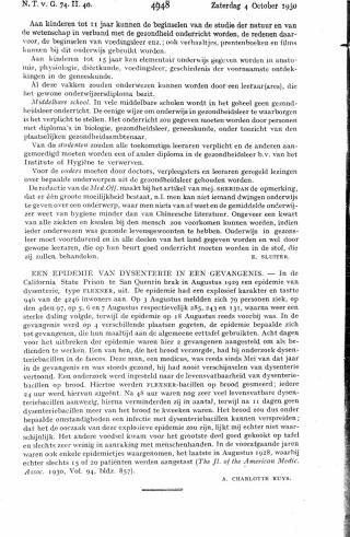 Eerste pagina van het artikel zoals het is gepubliceerd in het tijdschrift