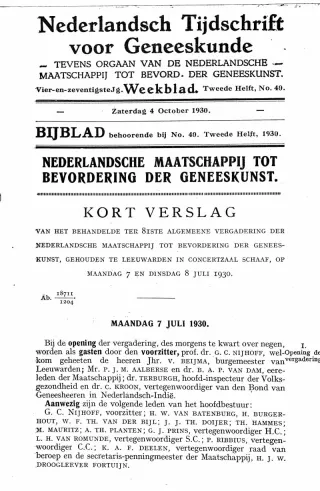 Eerste pagina van het artikel zoals het is gepubliceerd in het tijdschrift
