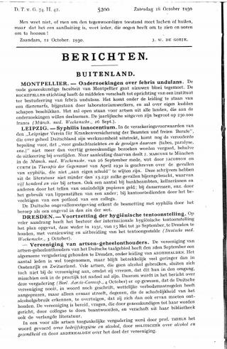 Eerste pagina van het artikel zoals het is gepubliceerd in het tijdschrift