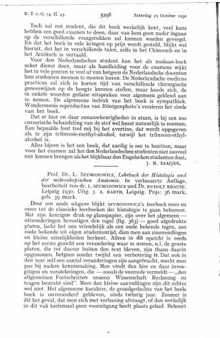 Eerste pagina van het artikel zoals het is gepubliceerd in het tijdschrift