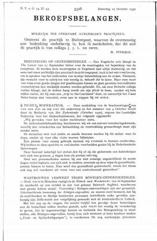 Eerste pagina van het artikel zoals het is gepubliceerd in het tijdschrift