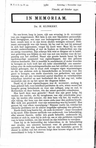 Eerste pagina van het artikel zoals het is gepubliceerd in het tijdschrift