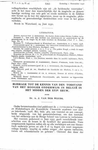 Eerste pagina van het artikel zoals het is gepubliceerd in het tijdschrift