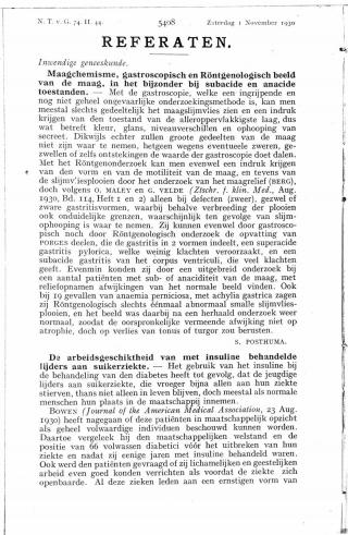 Eerste pagina van het artikel zoals het is gepubliceerd in het tijdschrift