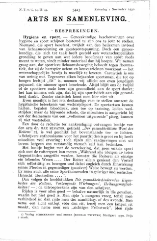 Eerste pagina van het artikel zoals het is gepubliceerd in het tijdschrift