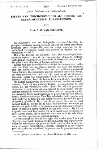 Eerste pagina van het artikel zoals het is gepubliceerd in het tijdschrift