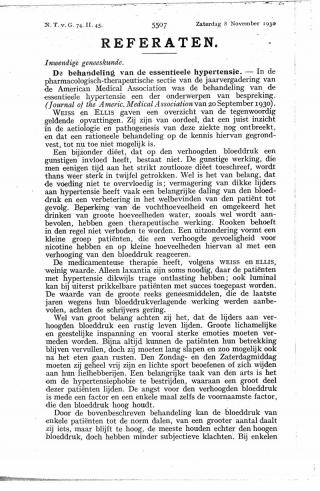 Eerste pagina van het artikel zoals het is gepubliceerd in het tijdschrift