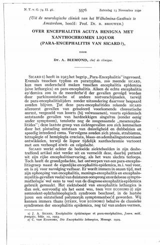 Eerste pagina van het artikel zoals het is gepubliceerd in het tijdschrift