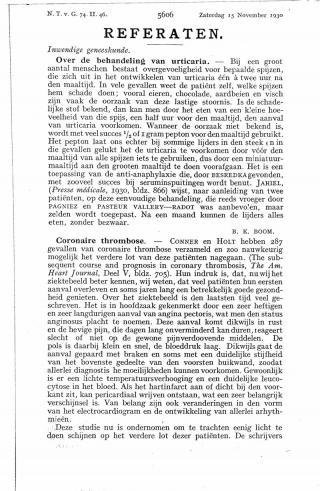 Eerste pagina van het artikel zoals het is gepubliceerd in het tijdschrift