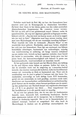 Eerste pagina van het artikel zoals het is gepubliceerd in het tijdschrift