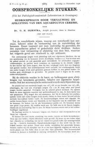 Eerste pagina van het artikel zoals het is gepubliceerd in het tijdschrift