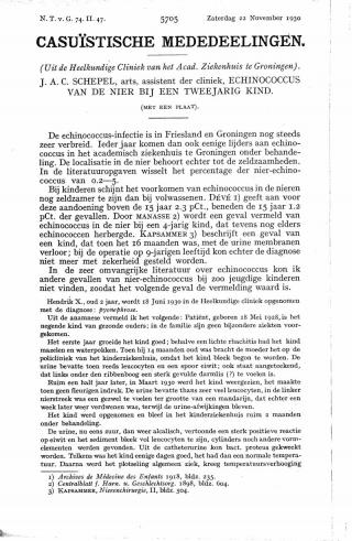 Eerste pagina van het artikel zoals het is gepubliceerd in het tijdschrift