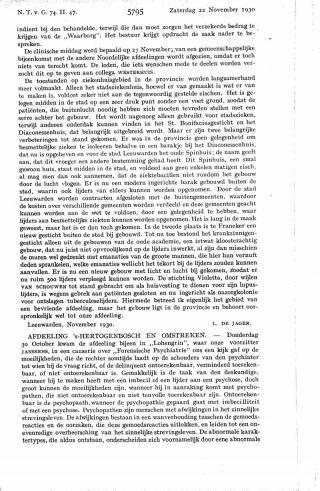 Eerste pagina van het artikel zoals het is gepubliceerd in het tijdschrift