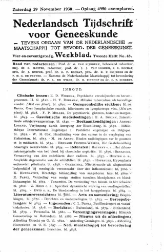 Eerste pagina van het artikel zoals het is gepubliceerd in het tijdschrift