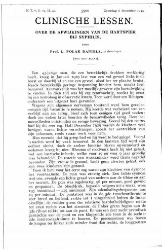 Eerste pagina van het artikel zoals het is gepubliceerd in het tijdschrift