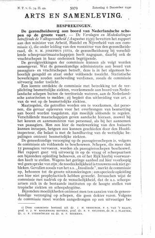 Eerste pagina van het artikel zoals het is gepubliceerd in het tijdschrift