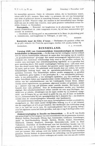 Eerste pagina van het artikel zoals het is gepubliceerd in het tijdschrift