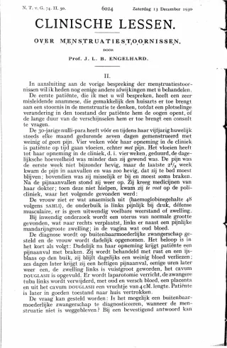 Eerste pagina van het artikel zoals het is gepubliceerd in het tijdschrift