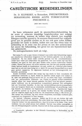 Eerste pagina van het artikel zoals het is gepubliceerd in het tijdschrift