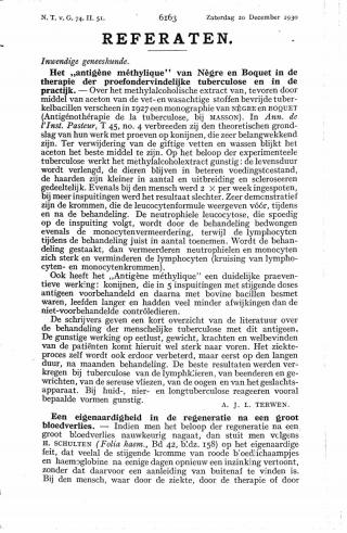 Eerste pagina van het artikel zoals het is gepubliceerd in het tijdschrift