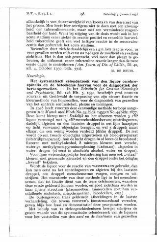 Eerste pagina van het artikel zoals het is gepubliceerd in het tijdschrift