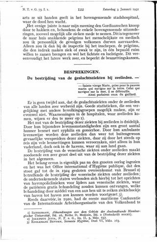 Eerste pagina van het artikel zoals het is gepubliceerd in het tijdschrift