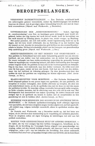 Eerste pagina van het artikel zoals het is gepubliceerd in het tijdschrift