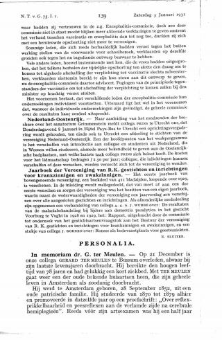 Eerste pagina van het artikel zoals het is gepubliceerd in het tijdschrift