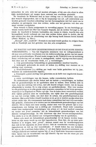 Eerste pagina van het artikel zoals het is gepubliceerd in het tijdschrift