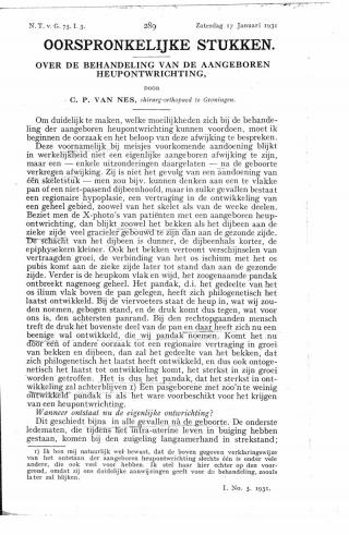 Eerste pagina van het artikel zoals het is gepubliceerd in het tijdschrift