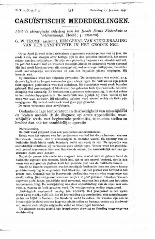 Eerste pagina van het artikel zoals het is gepubliceerd in het tijdschrift