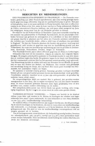 Eerste pagina van het artikel zoals het is gepubliceerd in het tijdschrift