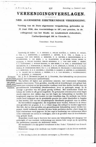 Eerste pagina van het artikel zoals het is gepubliceerd in het tijdschrift