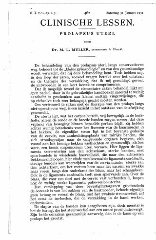 Eerste pagina van het artikel zoals het is gepubliceerd in het tijdschrift