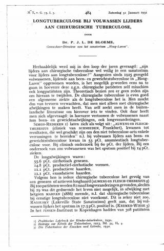 Eerste pagina van het artikel zoals het is gepubliceerd in het tijdschrift