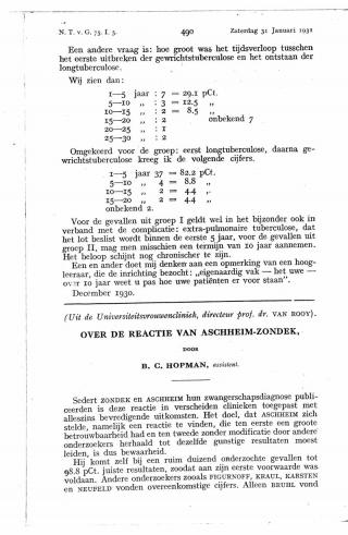Eerste pagina van het artikel zoals het is gepubliceerd in het tijdschrift