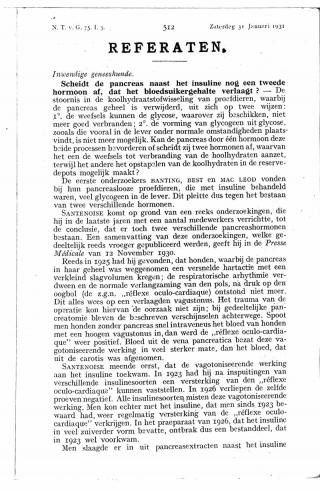 Eerste pagina van het artikel zoals het is gepubliceerd in het tijdschrift