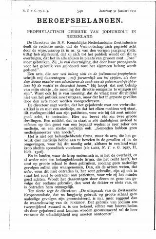 Eerste pagina van het artikel zoals het is gepubliceerd in het tijdschrift