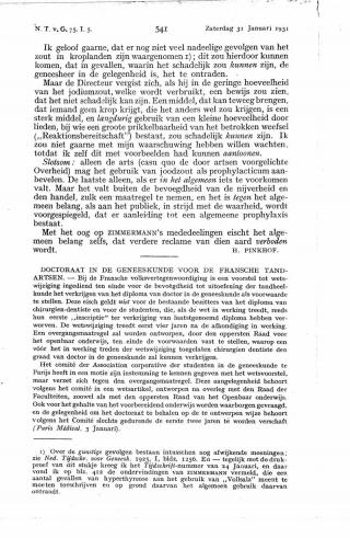 Eerste pagina van het artikel zoals het is gepubliceerd in het tijdschrift