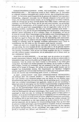 Eerste pagina van het artikel zoals het is gepubliceerd in het tijdschrift