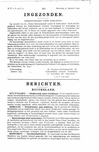 Eerste pagina van het artikel zoals het is gepubliceerd in het tijdschrift